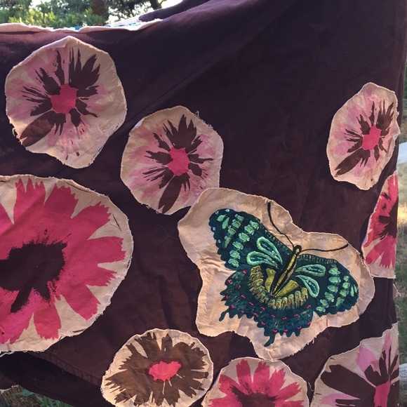 Hippie Boho sequins embellished skirt - Picture 5 of 8